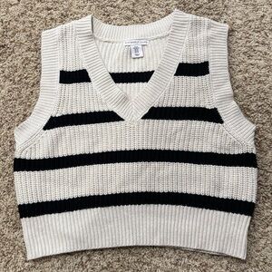 Sincerely Jules White Ribbed Crop Tank Top